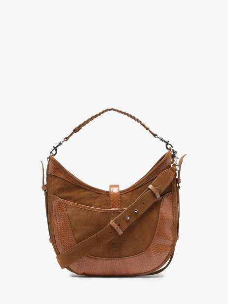 Schoudertas Luna Leder Great by sandie Beige luna SNA ander zicht 4